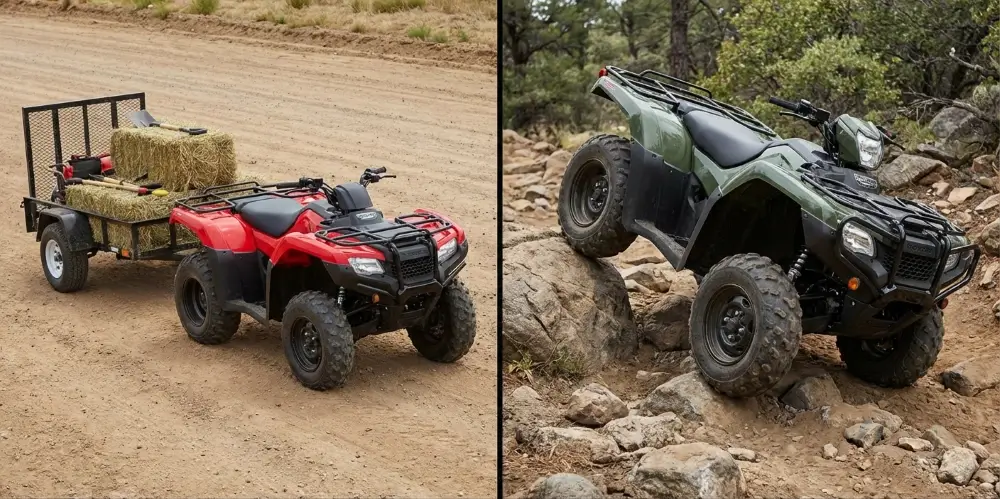 Honda Rancher vs. Rubicon: Which Workhorse Should You Buy? Honda Rancher vs. Rubicon: Which Workhorse Should You Buy?